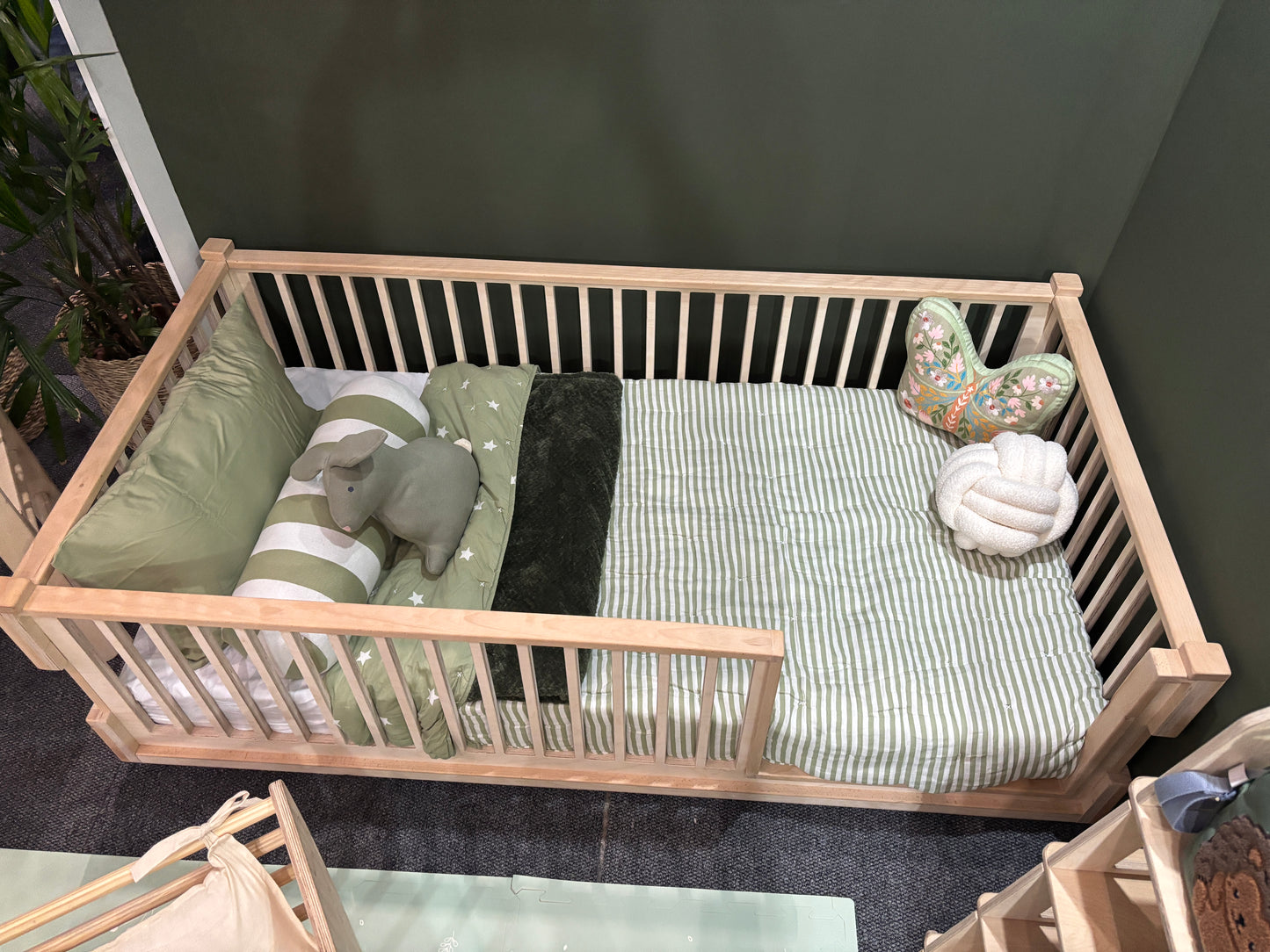 Premium Montessori Toddler bed / European Beechwood or African Walnut