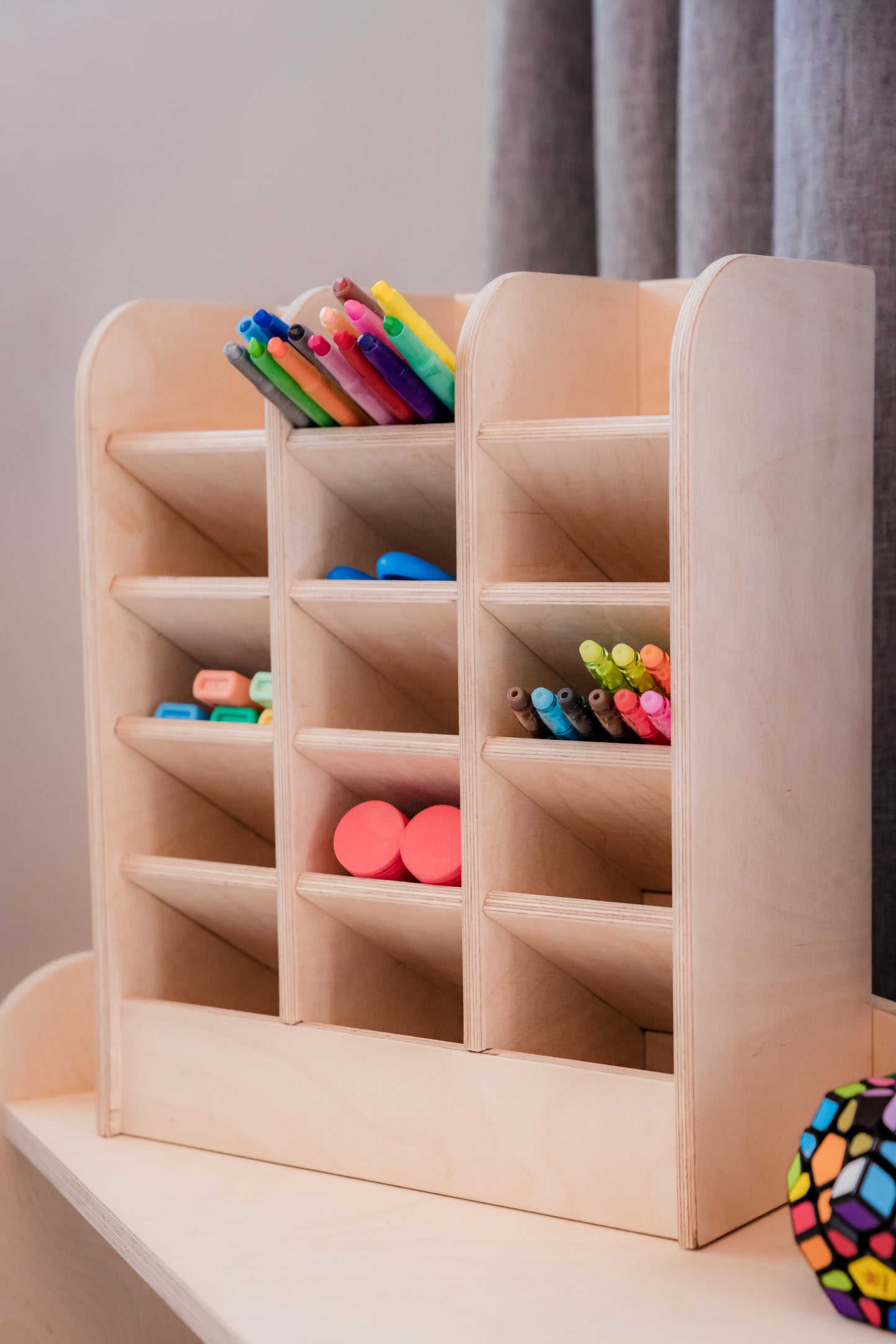 Baltic Birchwood Pencil Organiser