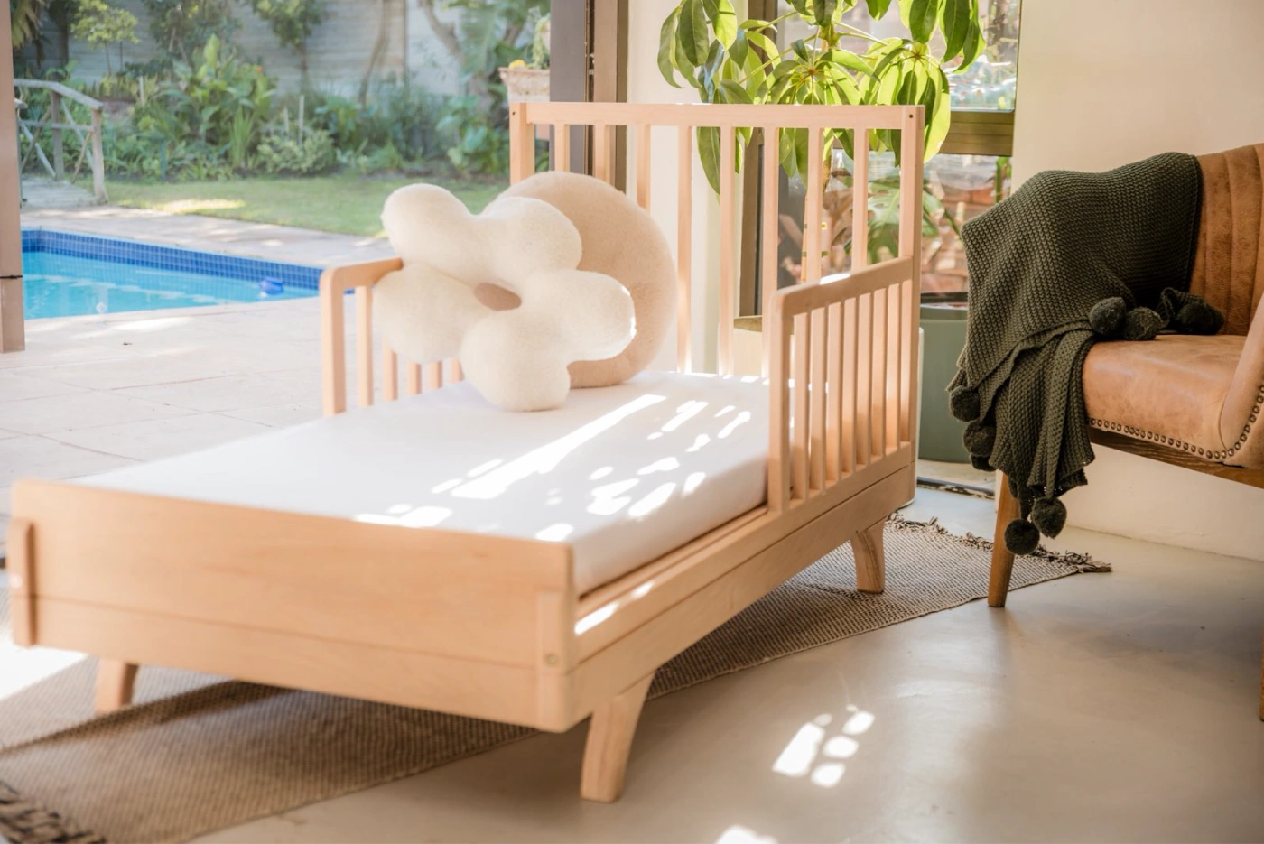 5-in-1 Convertible Baby Cot