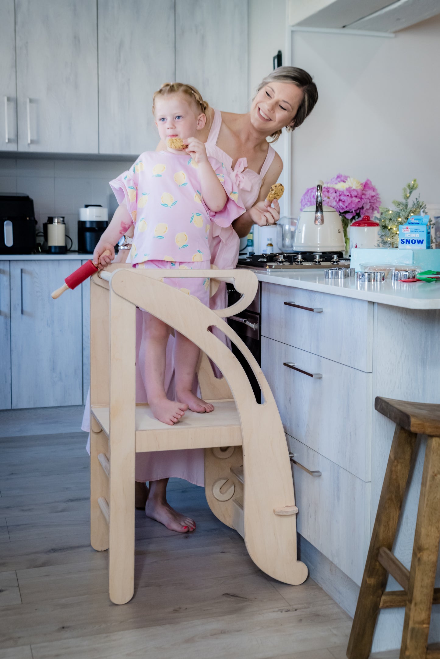 Montessori-Inspired Baltic Birchwood Learning Tower