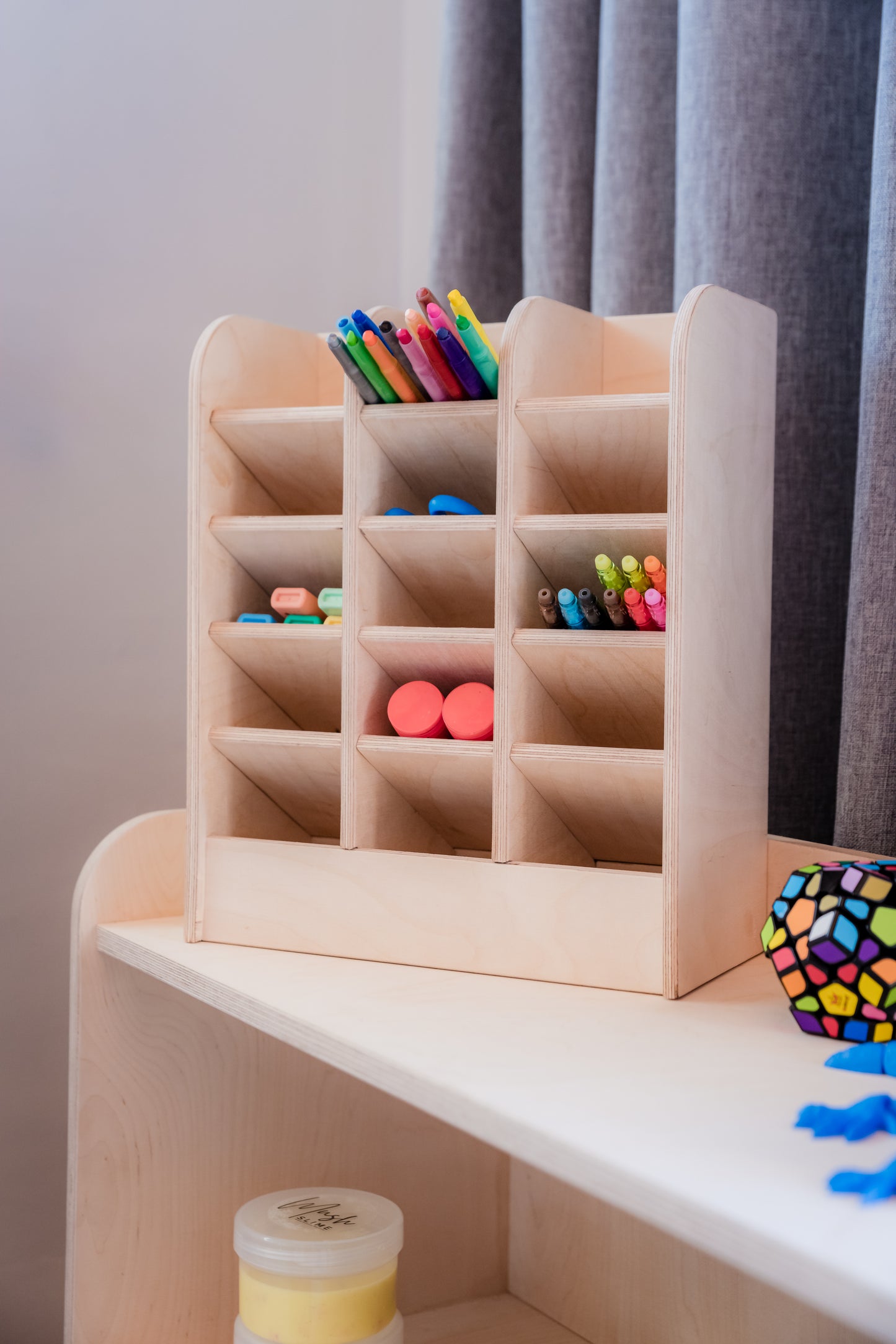 Baltic Birchwood Pencil Organiser