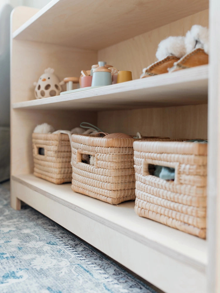 Handwoven Square Basket (set of 3)