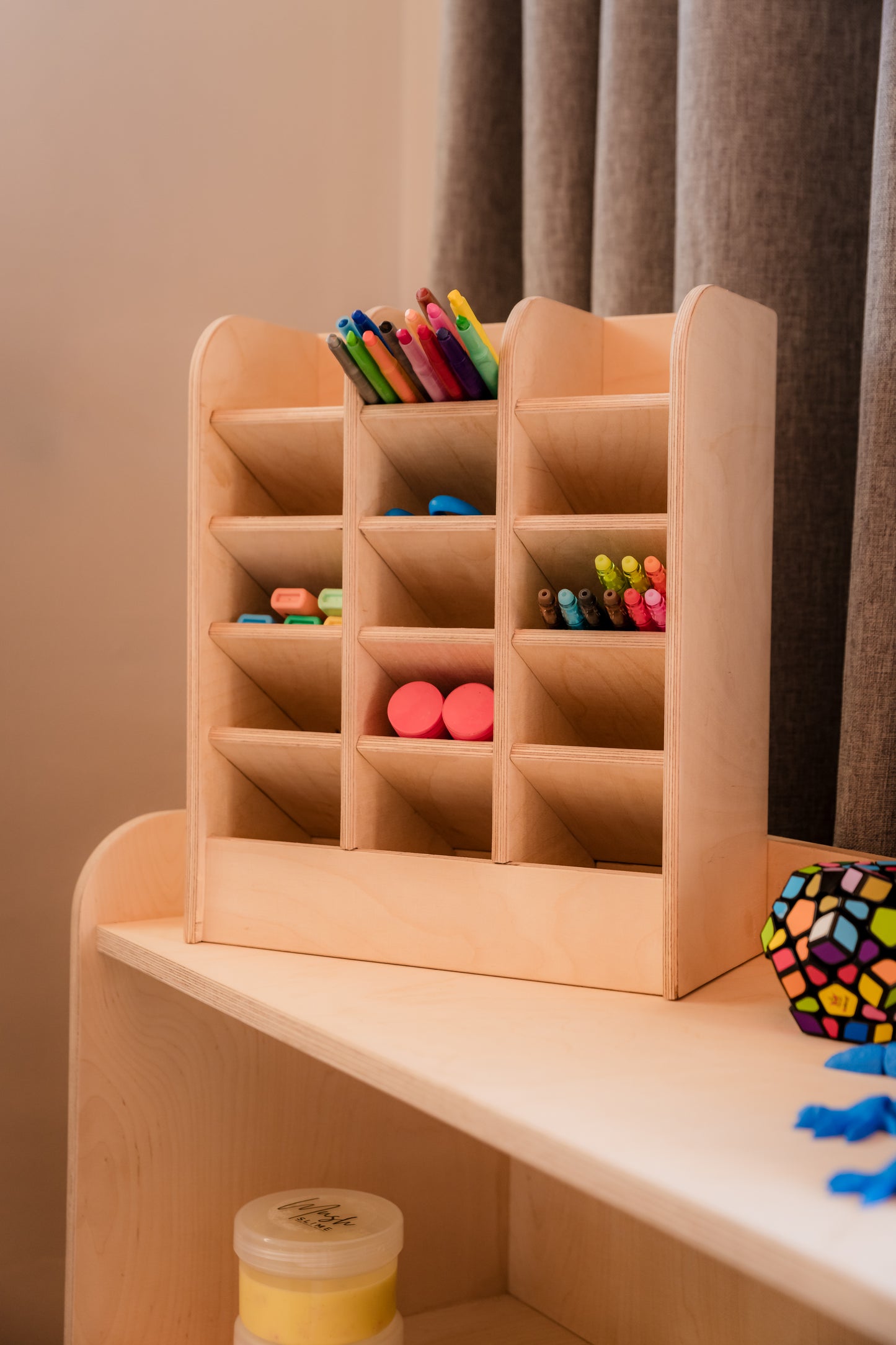 Baltic Birchwood Pencil Organiser
