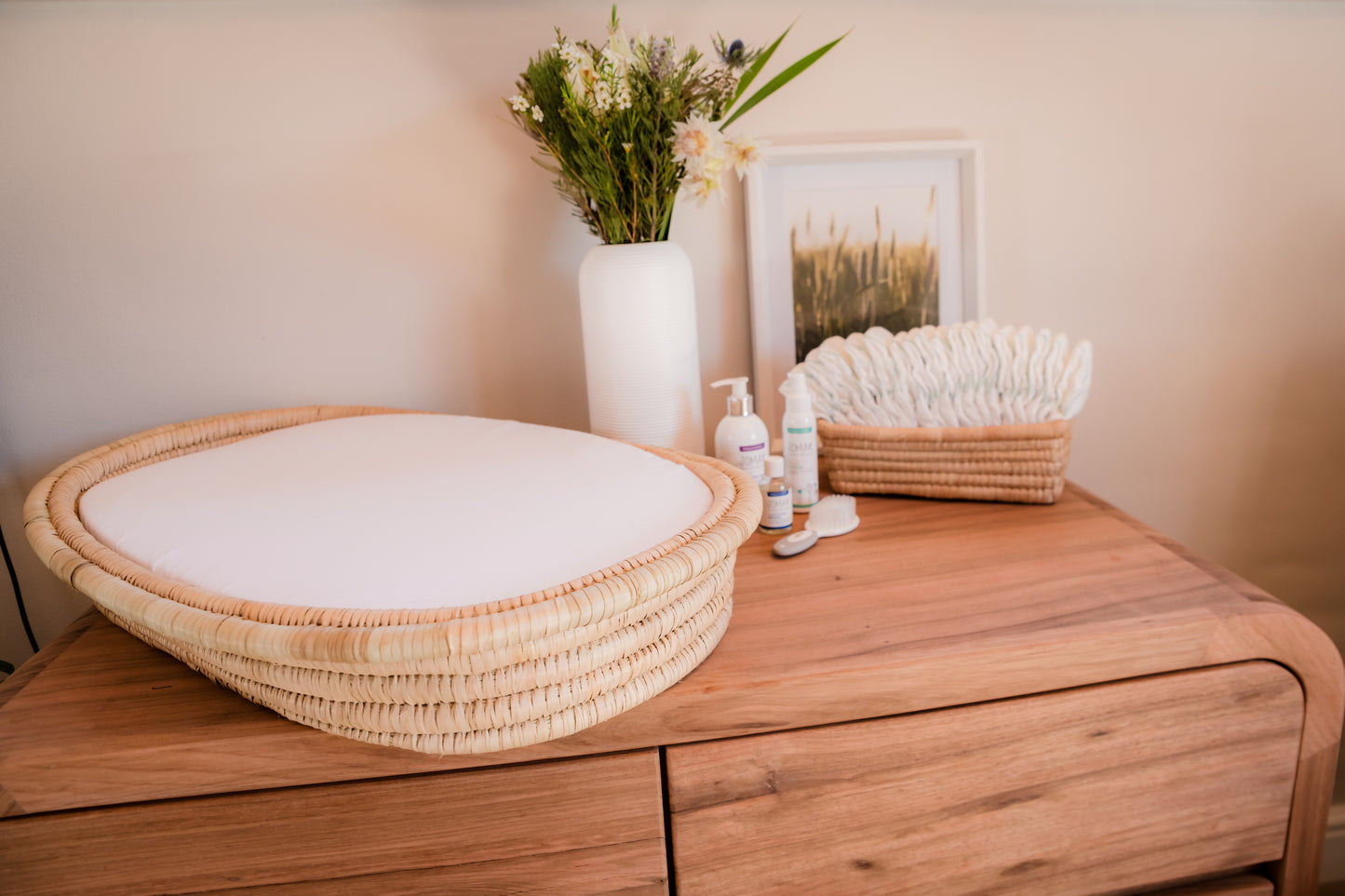 Baby changing Basket and Mattress Set.