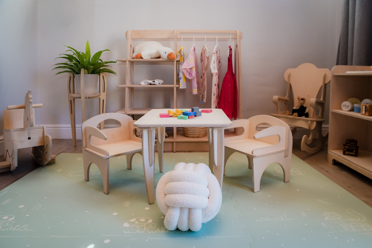 Montessori-Inspired Table and Chairs