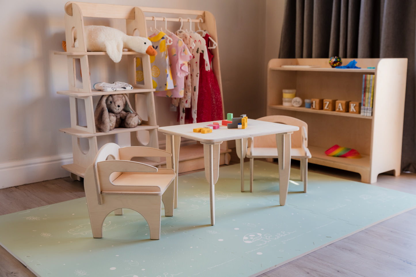 Montessori-Inspired Table and Chairs