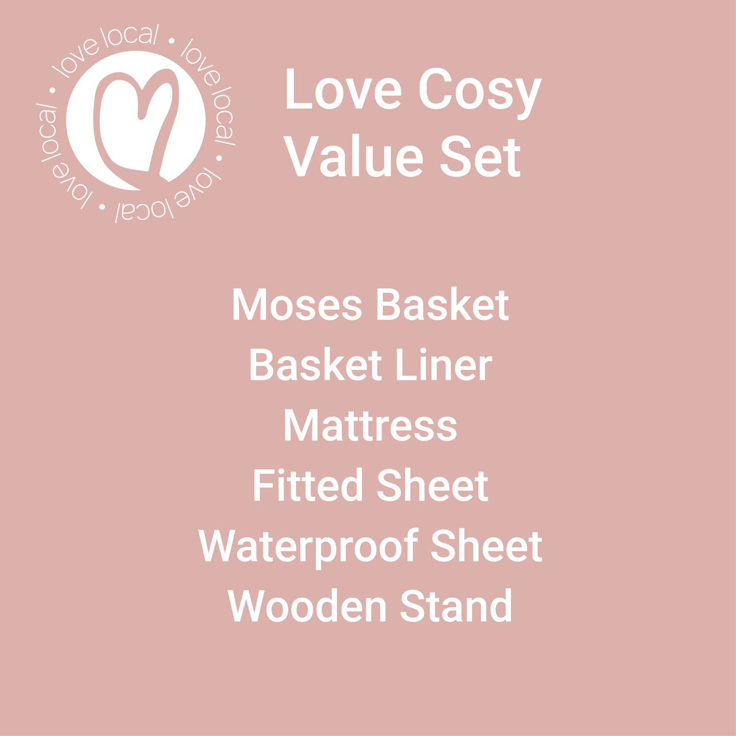 Moses basket Cosy Value Set