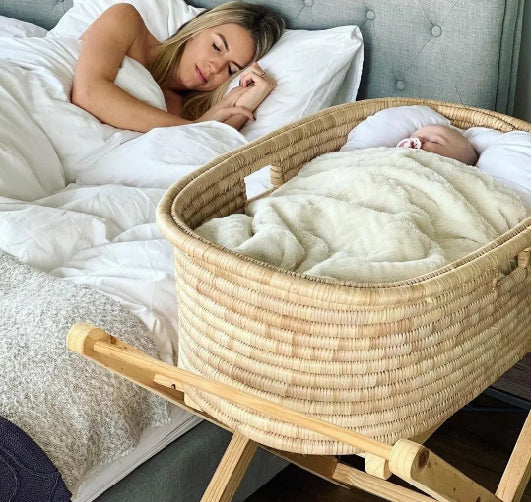 Moses Basket When Should Baby Sleep In Crib In Own Room Handwoven