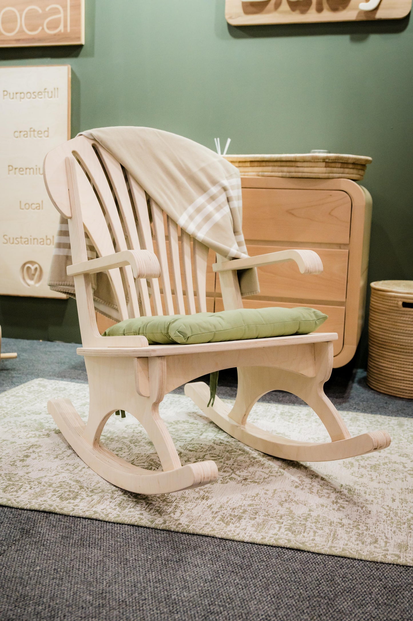 Adult Wooden Rocking Chair